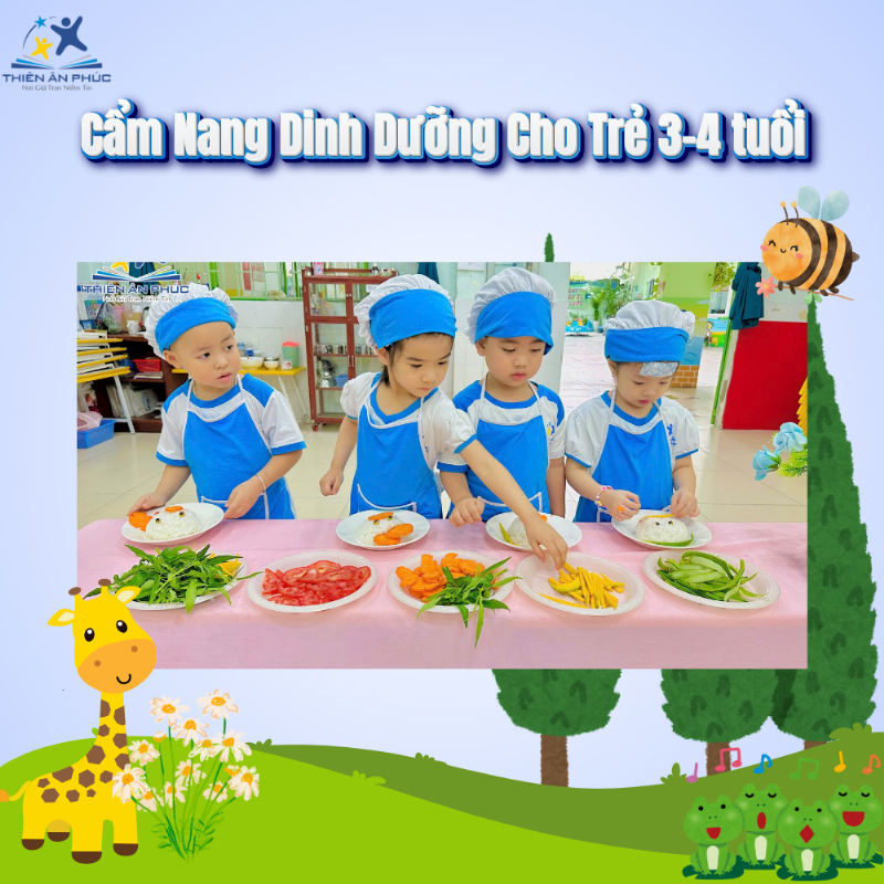 Một đĩa thức ăn đầy đủ dinh dưỡng cho sự phát triển chiều cao cân nặng trẻ